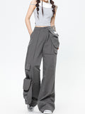 Vintage Wide Leg Cargo Pants