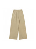 Solid Color Loose Straight Leg Pants