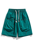 Drawstring Pocket Cargo Shorts