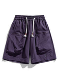 Drawstring Pocket Cargo Shorts