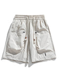 Drawstring Pocket Cargo Shorts