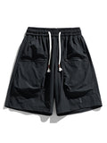 Drawstring Pocket Cargo Shorts