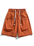 Drawstring Pocket Cargo Shorts