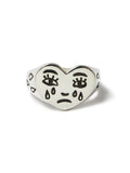 Silver Emo Cry Ring