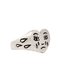 Silver Emo Cry Ring