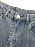 Jean boyfriend taille haute délavé des années 90