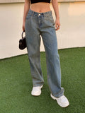 90s Washed High Waist Boyfriend Jeans