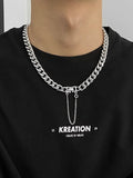 Men's Buckle Cuban Chain Necklace