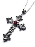 Gothic Punk Kreuz Charm Halskette