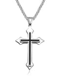 Collier pendentif croix pour hommes