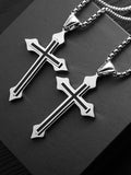 Collier pendentif croix pour hommes