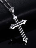 Men's Cross Pendant Necklace