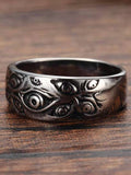 Men's Vintage Eye Pattern Ring