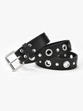 Rivet Eyelet Embellished Buckle Belt