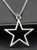 Hollow Out Star Charm Necklace