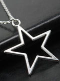 Hollow Out Star Charm Necklace