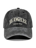 Vintage Wash Letter Embroidery Baseball Cap