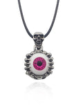 Men's Punk Skull Eye Pendant Necklace