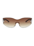 Y2K Star Sleek Sporty Sunglasses