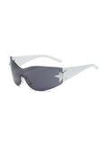 Y2K Star Sleek Sporty Sunglasses