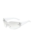 Y2K Star Sleek Sporty Sunglasses