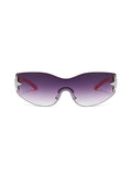 Y2K Star Sleek Sporty Sunglasses