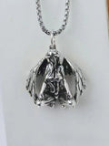 Men's Devil Angel Pendant Necklace