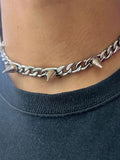 Men's Punk Stud Chain Necklace