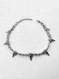 Men's Punk Stud Chain Necklace