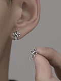 Men's Vintage Cross Pattern Earrings