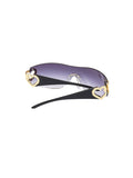 Rimless Wrap Around Y2K Sunglasses