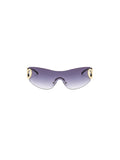 Rimless Wrap Around Y2K Sunglasses