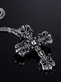 Men's Gothic Cross Pendant Necklace