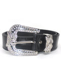 Diamond Encrusted Butterfly Buckle Belt