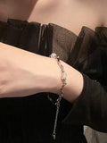 Transparent Bead Splice Irregular Bracelet