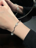 Transparent Bead Splice Irregular Bracelet