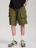 Men's Plain Pocket Casual Shorts