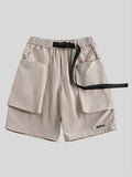 Men's Plain Pocket Casual Shorts