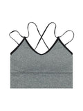 Plain Backless Short Cami Top