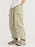 Men's Plain Pocket Loose Casual Cargo Pants