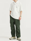 Men's Plain Pocket Loose Casual Cargo Pants