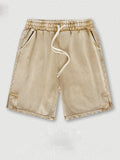 Men's Vintage Washed Casual Shorts