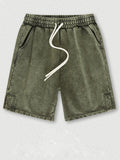 Men's Vintage Washed Casual Shorts