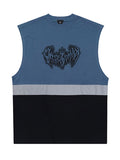 Men's Reflective Strip Design Stitching Vest