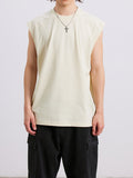 Men's Plain Crewneck Loose Vest