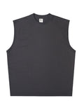 Men's Plain Crewneck Loose Vest