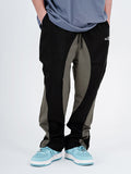 Men's Retro Color Block Casual Jogger Pants