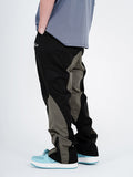 Men's Retro Color Block Casual Jogger Pants