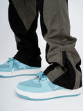 Men's Retro Color Block Casual Jogger Pants