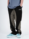 Men's Retro Color Block Casual Jogger Pants